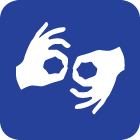 Auslan sign language hands