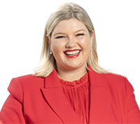 Portrait of Councillor Lucy Collier looking at camera.