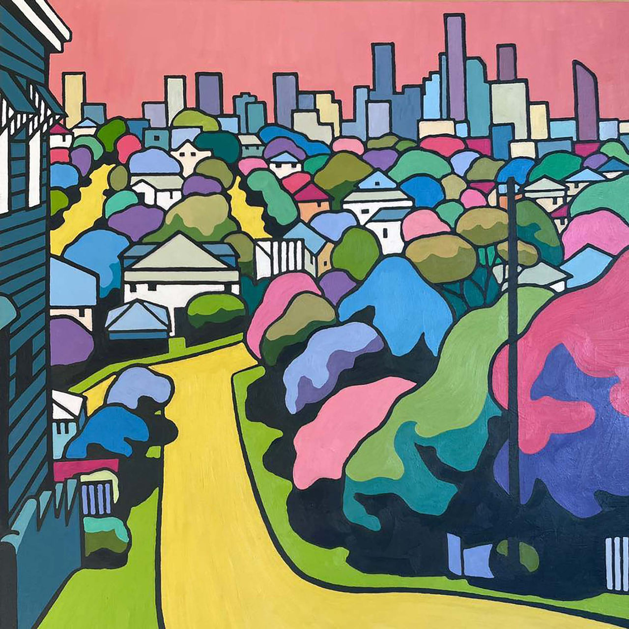 Colourful artwork by maker, Aylee Kim.