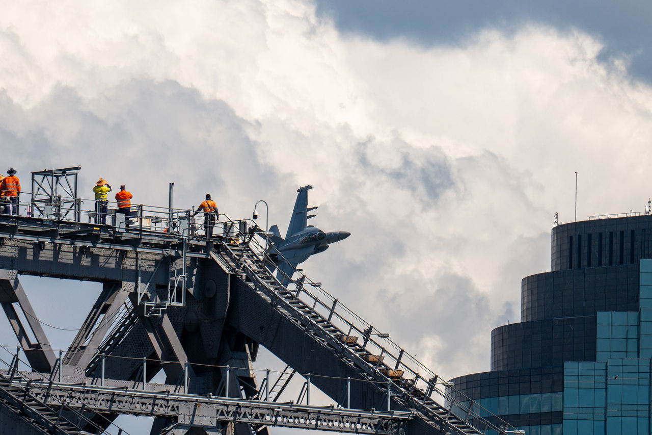 Lord Mayor's Photographic Awards 2026 - Lavonne Bobongie Award Winner - Lewis Bin Doraho - Flying low. A Boeing FA18F Super Hornet caught mid-flight during the Riverfire practice run in September 2025.