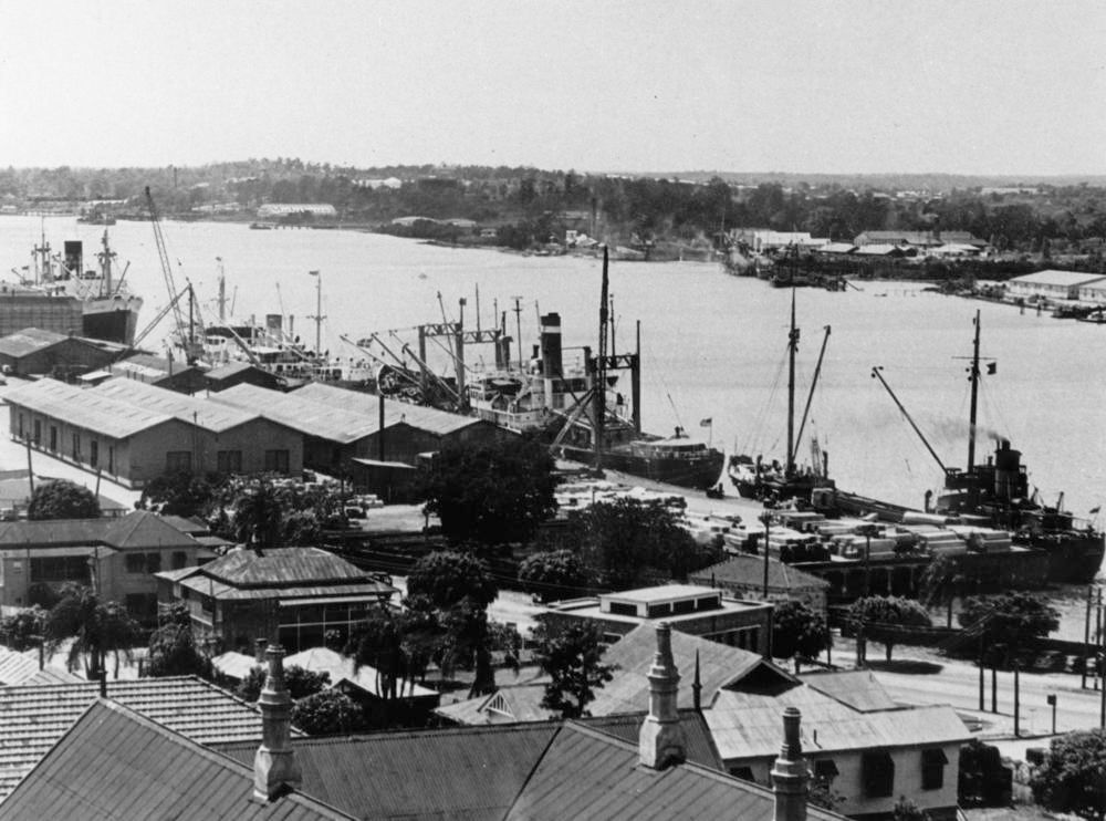 Brett's Wharf and the Apollo Barge Assembly Depot
