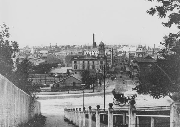 King Edward Park and Jacob's Ladder (including former site of the Trade Halls)