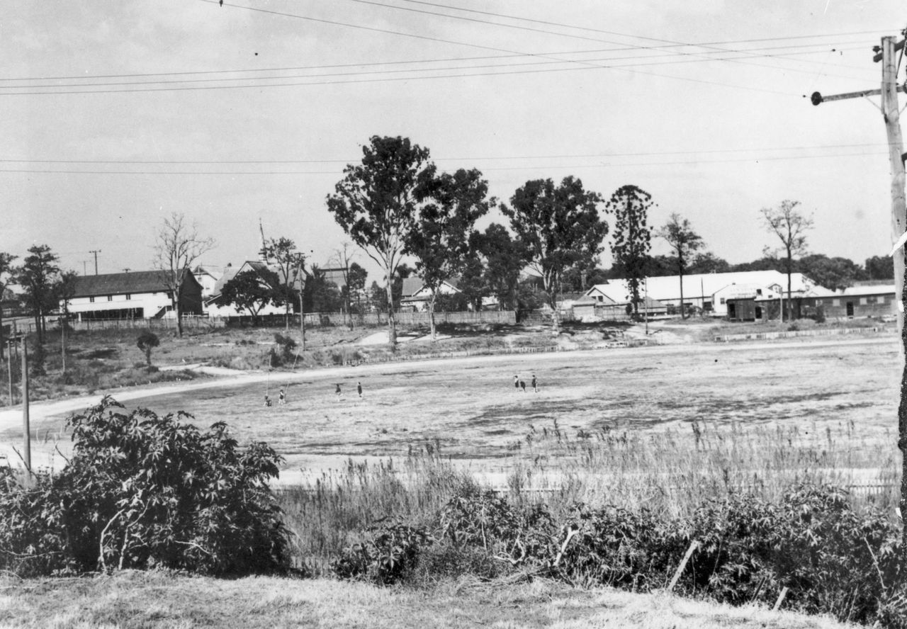 Lang Park and Christ Church Anglican Church